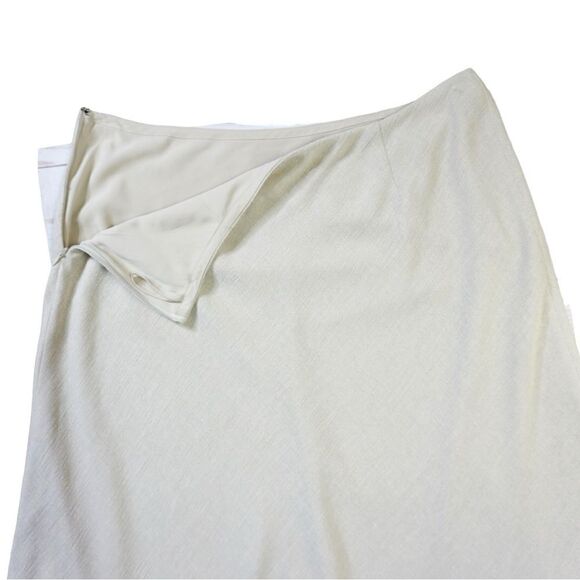 Armani Collezioni Khaki Fit n Flare Skirt, Size 14 - Picture 5 of 8